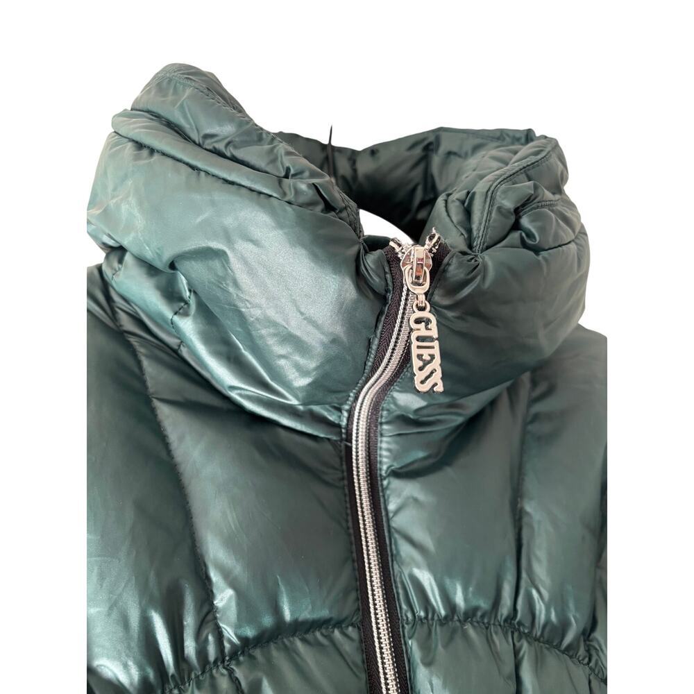 Guess Women’s Green Quilted Puffer Jacket Size M - Picture 11 of 12